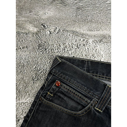Evisu x Puma vintage black jeans mint seagulls