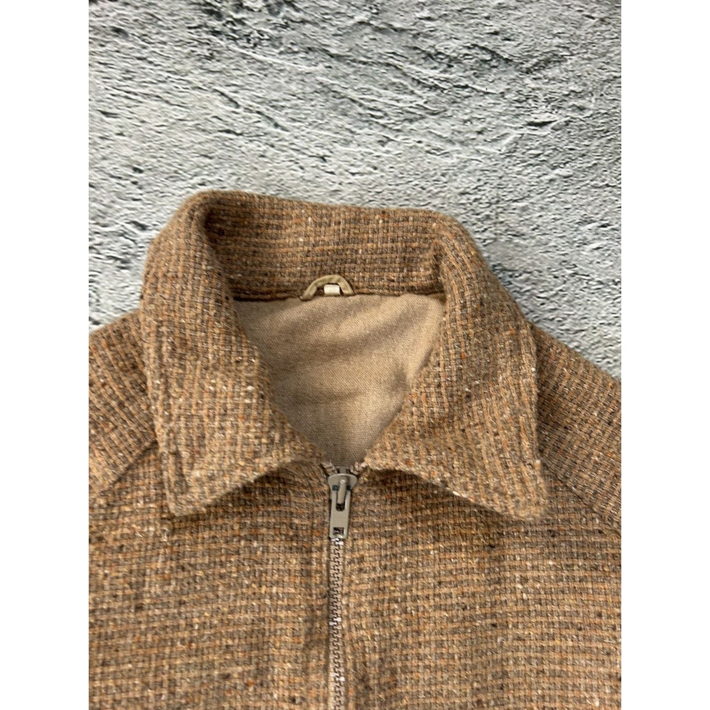 Italian true vintage wool jacket brown 60s