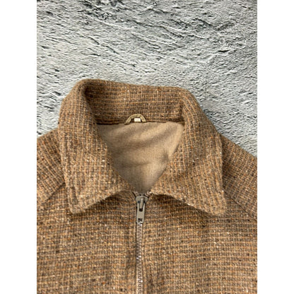 Italian true vintage wool jacket brown 60s
