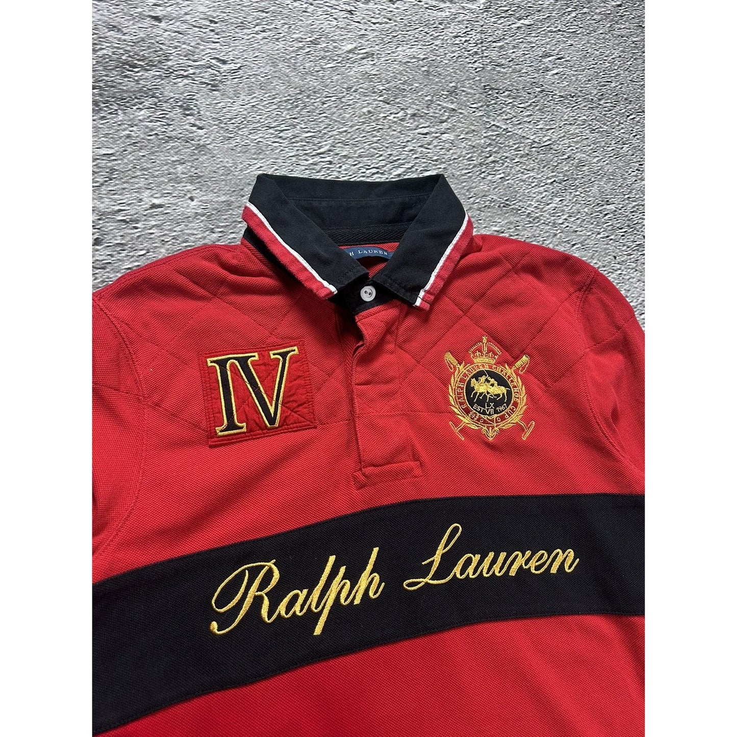 Chief Keef Polo Ralph Lauren longsleeve red big pony