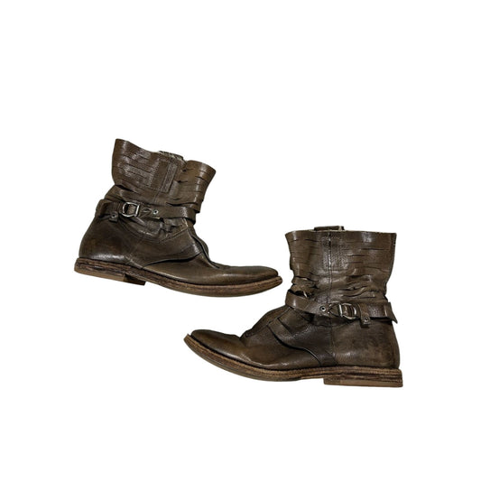 Airstep A.S.98 Samurai leather shoes boots cowboy