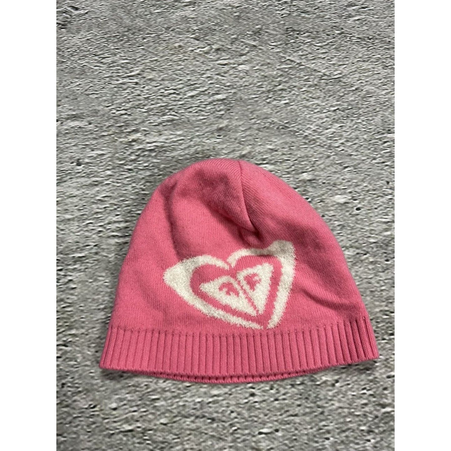 Roxy vintage pink beanie + scarf Y2K winter set Quiksilver