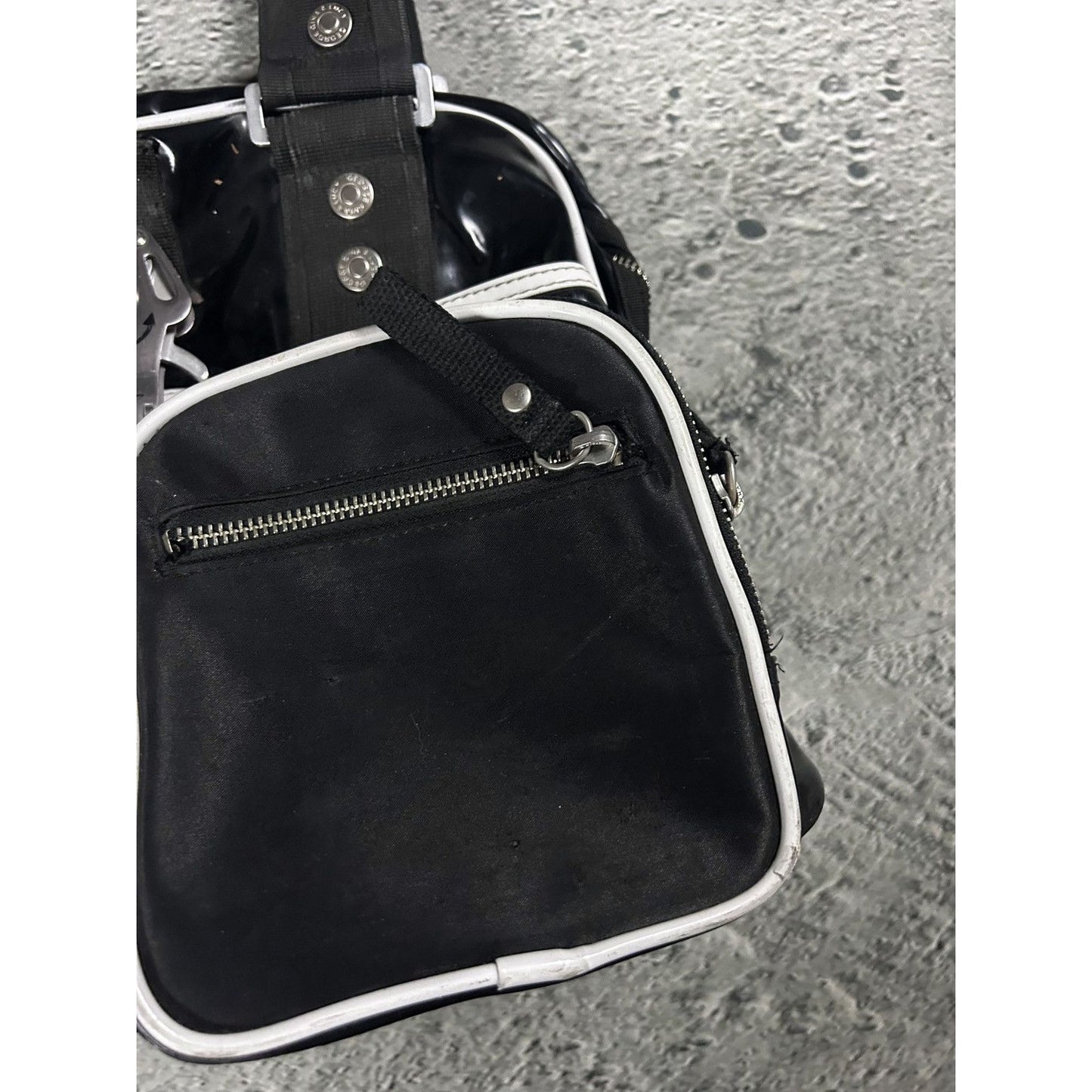 George Gina & Lucy bag latex black GG&L bag Y2K black
