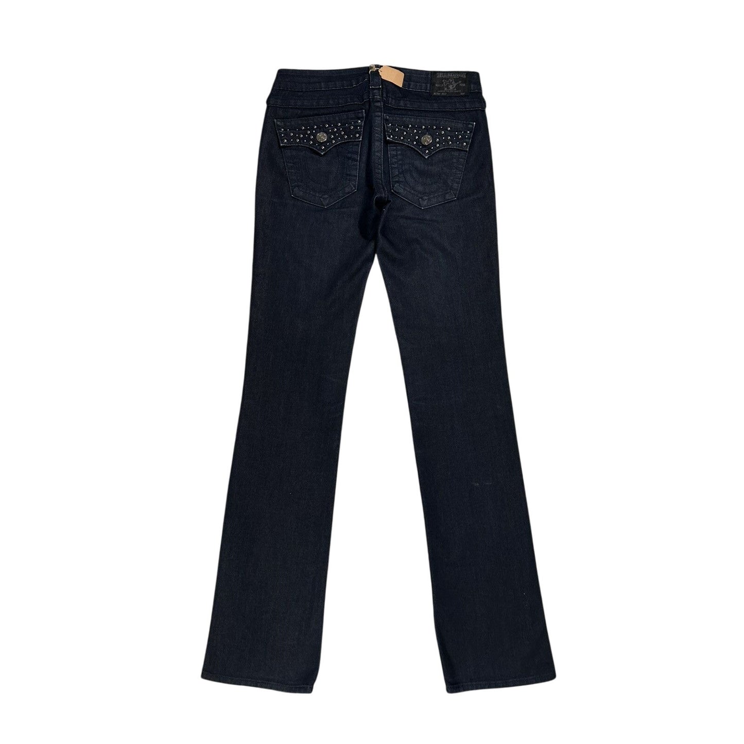 True Religion black jeans studded Billy flared Y2K