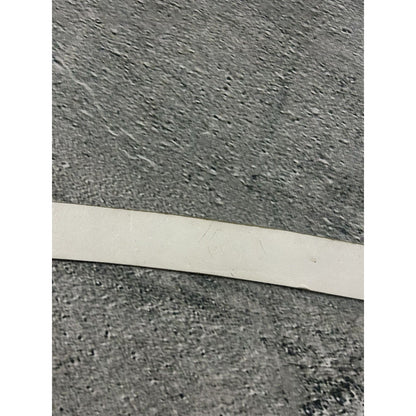 Diesel leather belt big buckle Y2K white