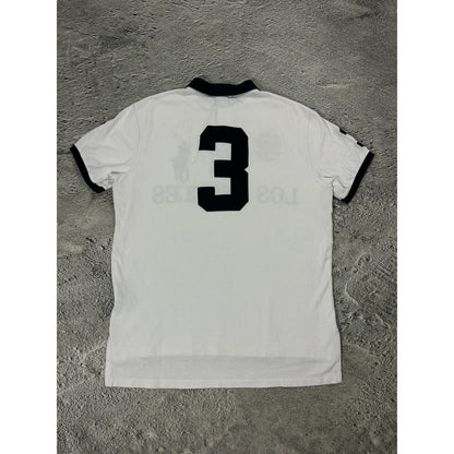 Chief Keef Polo Ralph Lauren Los Angeles vintage white black