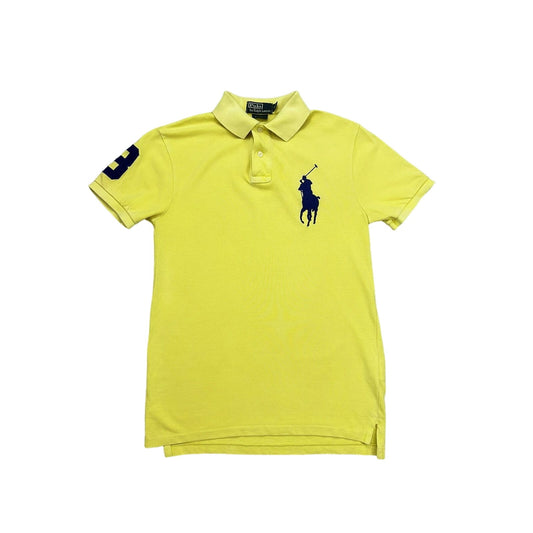 Chief Keef Polo Ralph Lauren yellow big pony polo T-shirt