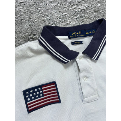 Chief Keef Polo Ralph Lauren vintage white USA T-shirt