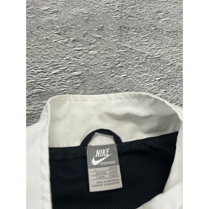 Nike track jacket nylon navy white vintage drill Y2K TN