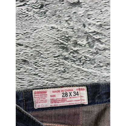 Evisu Yamane jeans embroidery japanese vintage cat face gull