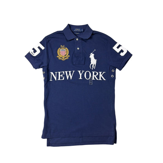 Chief Keef Polo Ralph Lauren New York navy blue Polo T-shirt