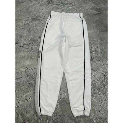 Nike vintage white nylon track pants drill Y2K parachute