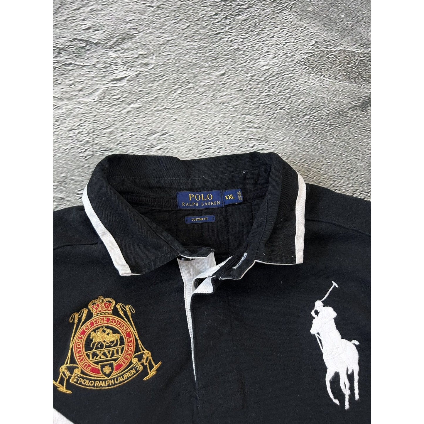 Chief Keef Polo Ralph Lauren longsleeve big pony USA Black