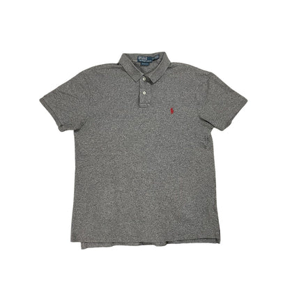 Polo Ralph Lauren grey Polo T-shirt small pony purple