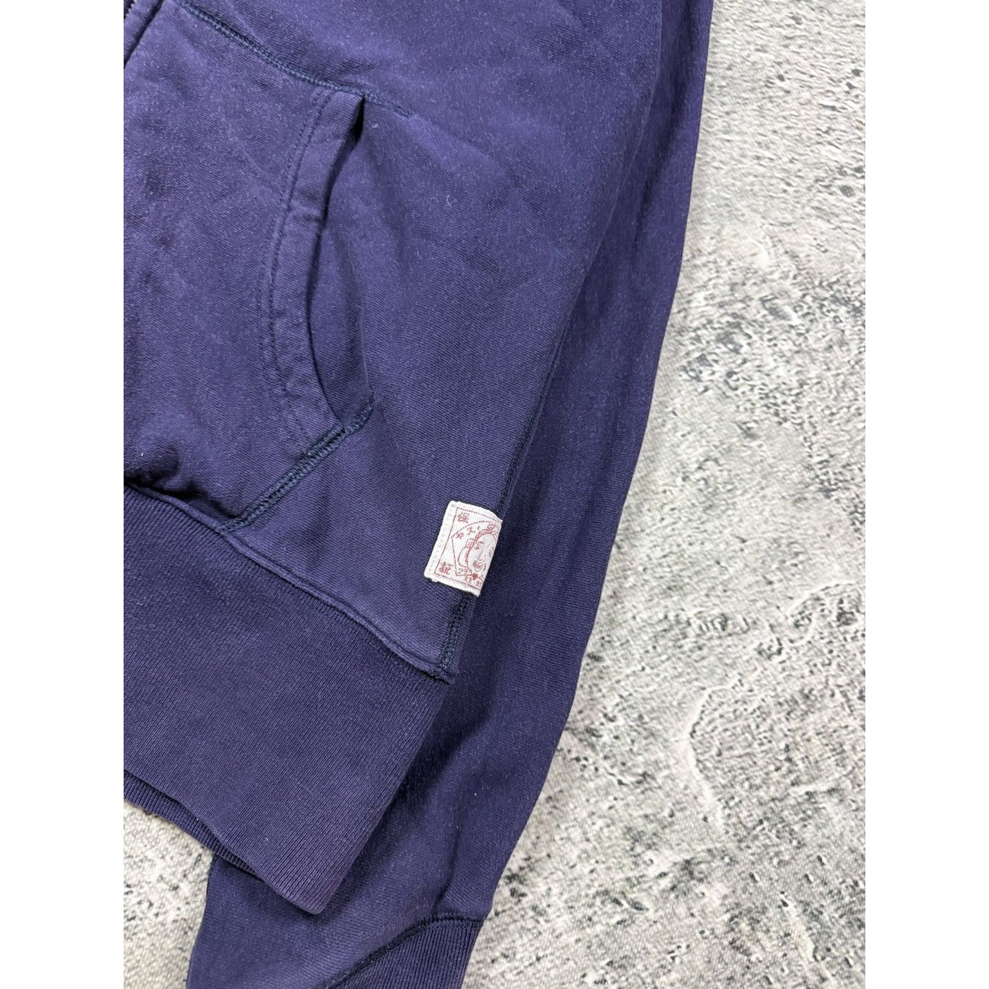 Evisu zip hoodie daicock big logo navy logo hoodie