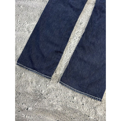 True Religion blue jeans white thick stitching Y2K Bobby
