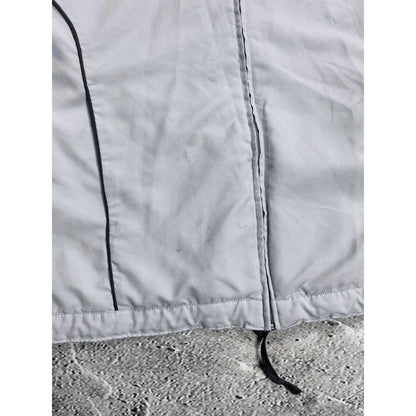 Adidas track jacket vintage grey Y2K zip nylon