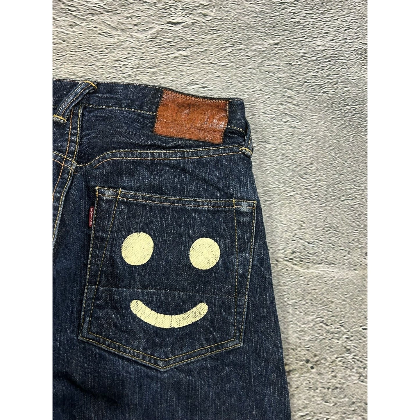 Evisu Yamane jeans smiley face Japanese vintage seagull