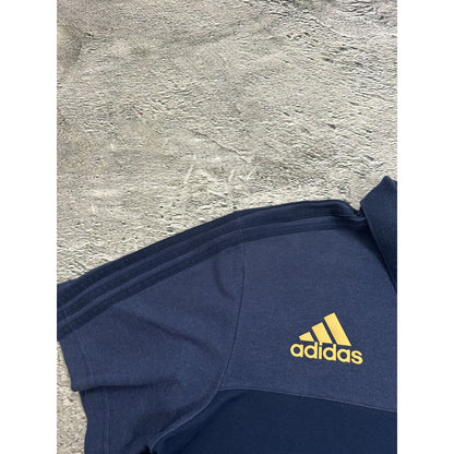 Italy Adidas vintage polo T-shirt navy blue Chief Keef