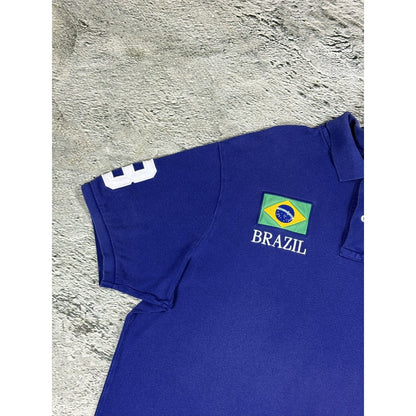 Chief Keef Polo Ralph Lauren vintage Brazil big pony Navy