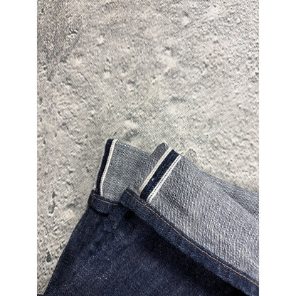 Evisu Yamane jeans bootcut navy vintage smiley face gull