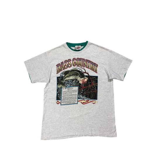 80s Anvil Vintage T-shirt grey single stitch made in USA tee