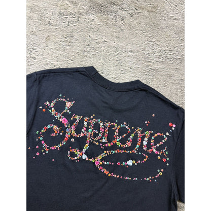 Supreme gems tee navy FW26