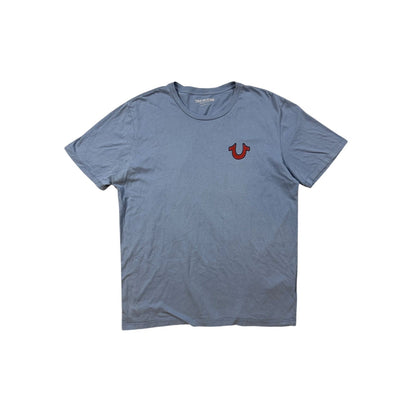 True Religion blue T-shirt logo California