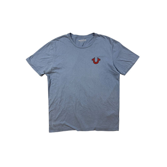 True Religion blue T-shirt logo California