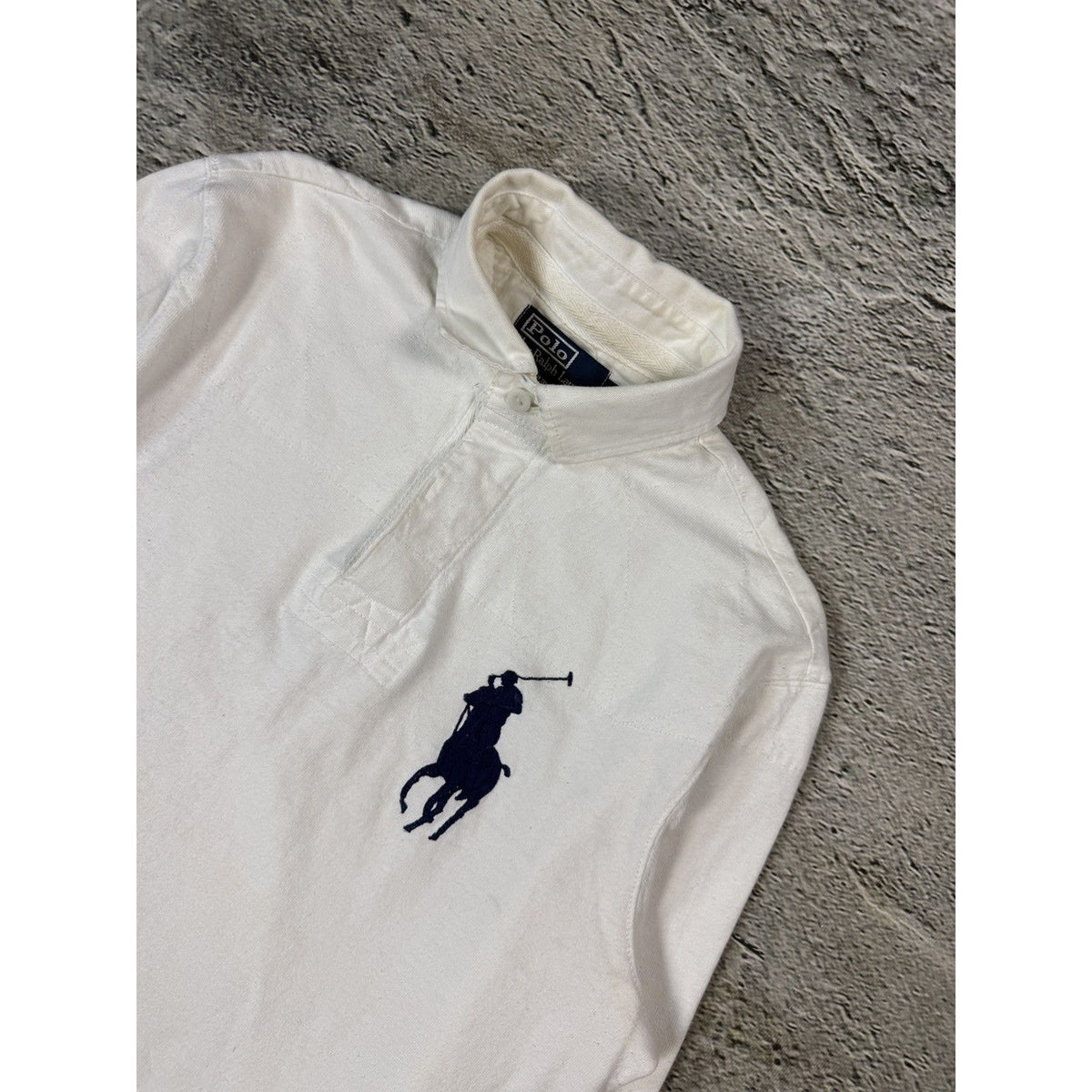 Chief Keef Polo Ralph Laurent Longsleeve white