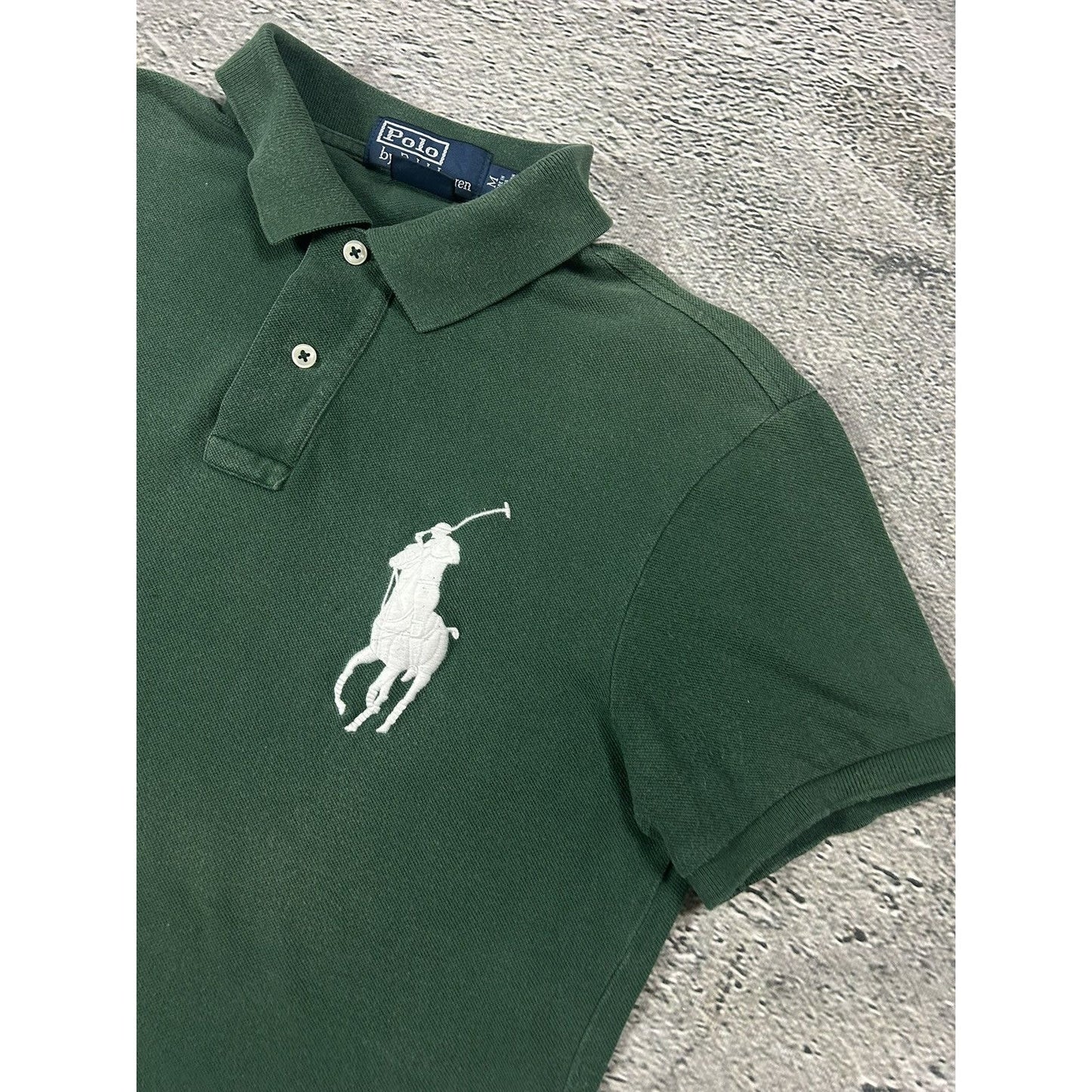 Chief Keef Polo Ralph Lauren Polo green white big pony Y2K
