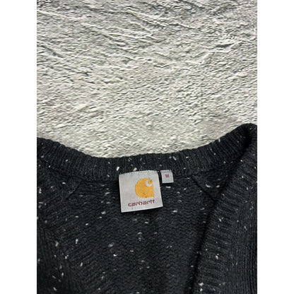 Carhartt anglistic v-neck cardigan lambswool knit sweater