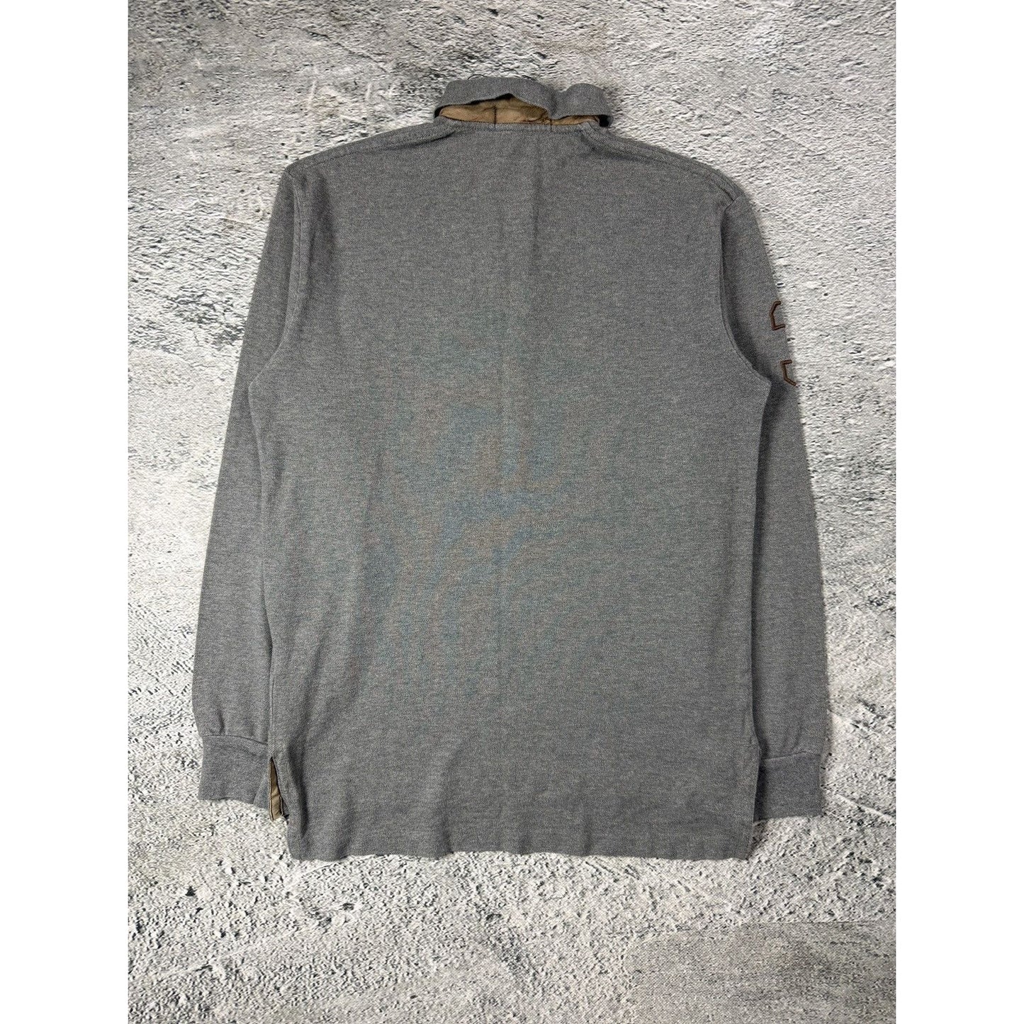 Chief Keef Polo Ralph Lauren Longsleeve gray collar