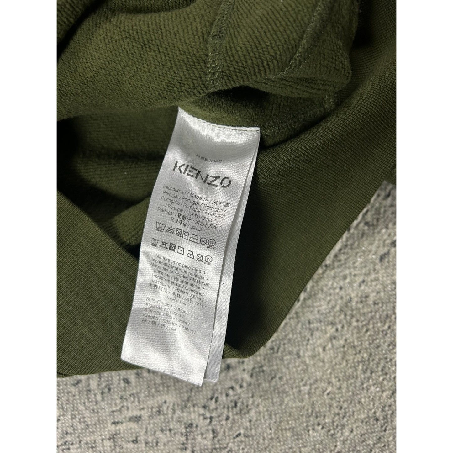 Kenzo zip hoodie khaki