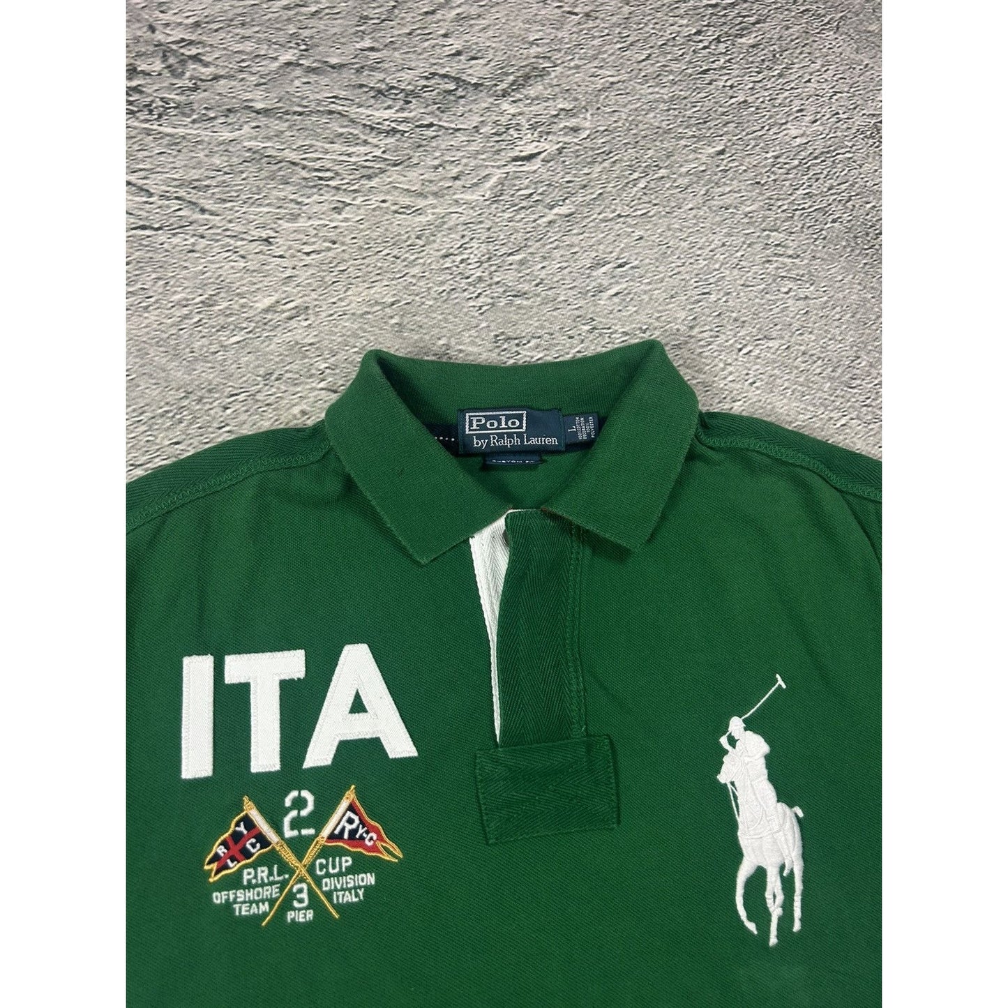 Chief Keef Polo Italy Ralph Lauren T-shirt vintage green