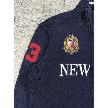 Chief Keef Polo Ralph Lauren zip sweater New York big pony
