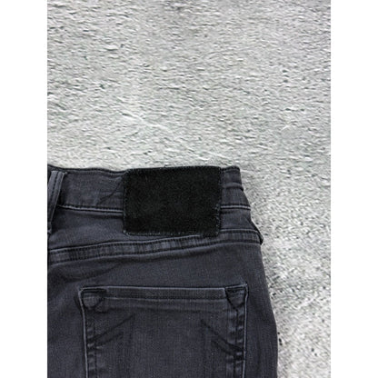 True Religion vintage black denim shorts mini
