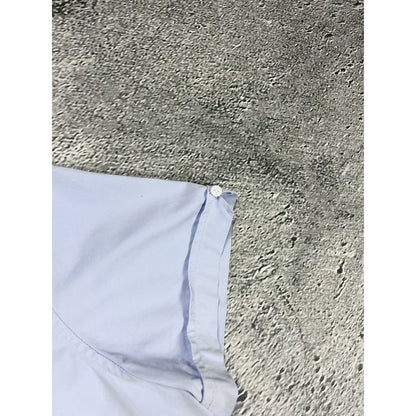 De Fursac Egyptian Cotton shirt baby blue button-up