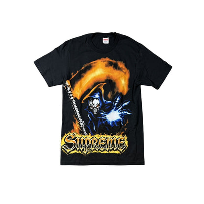 Supreme Grim Reaper T-shirt SS26 skeleton death flames
