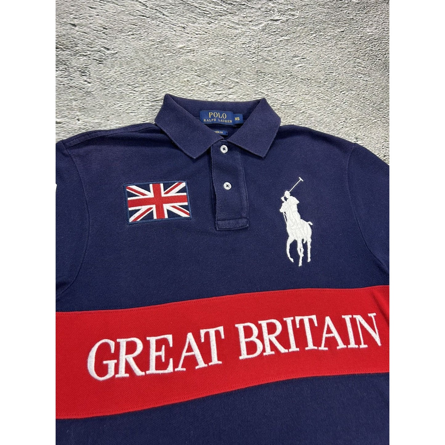 Chief Keef Polo Ralph Lauren Great Britain vintage red navy