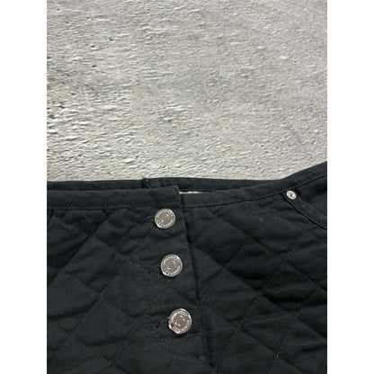 Burberry black mini skirt nova check