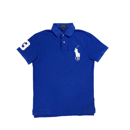 Chief Keef Polo Ralph Lauren vintage blue polo T-shirt big ponyh