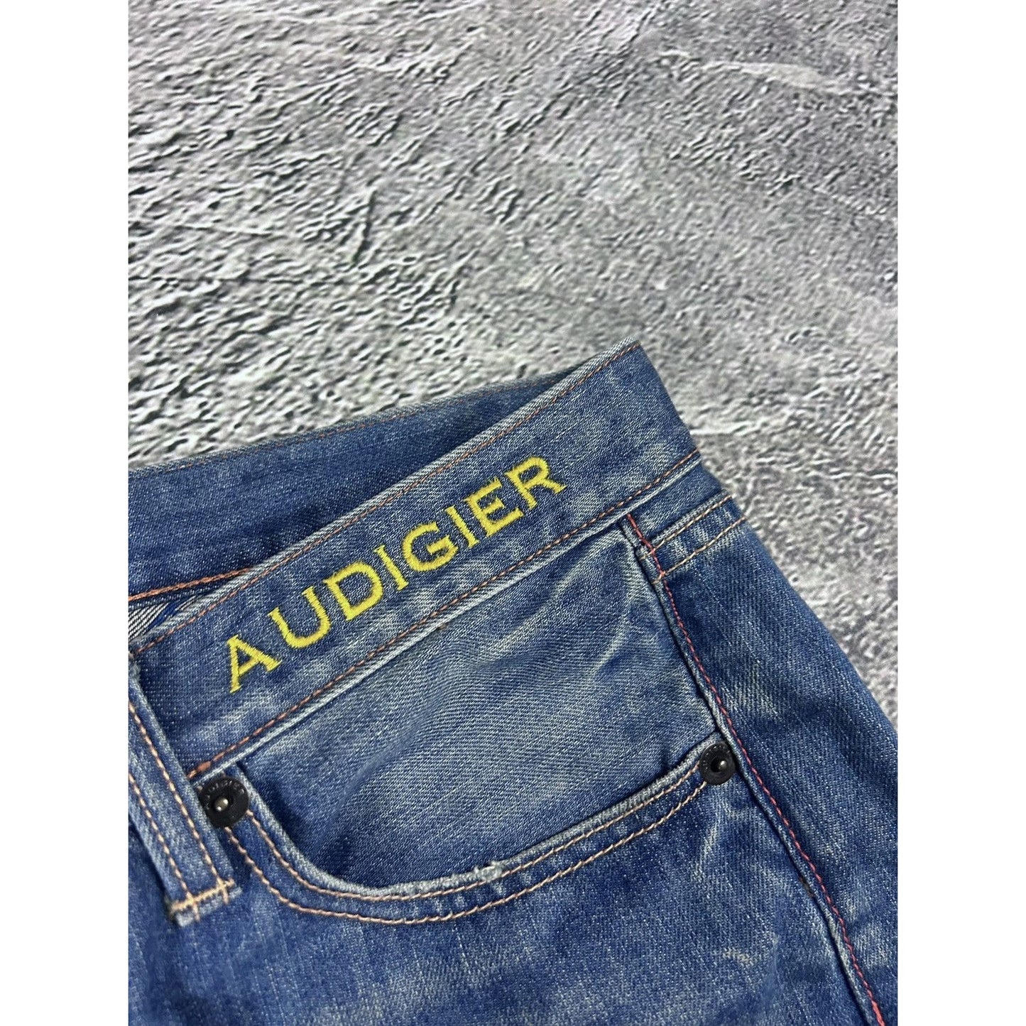 Ed Hardy Christian Audigier vintage jeans big logo pants