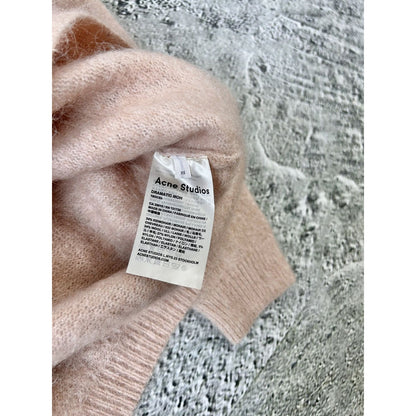 Acne Studios mohair sweater dramatic moh pink
