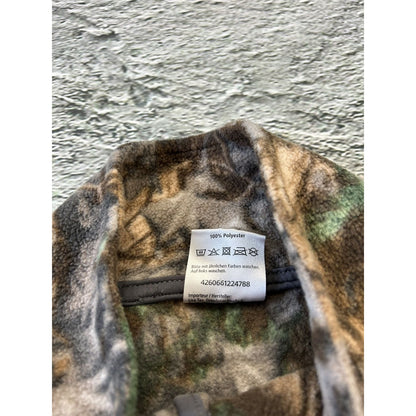 Realtree Camouflage fleece sweatshirt full zip vintage