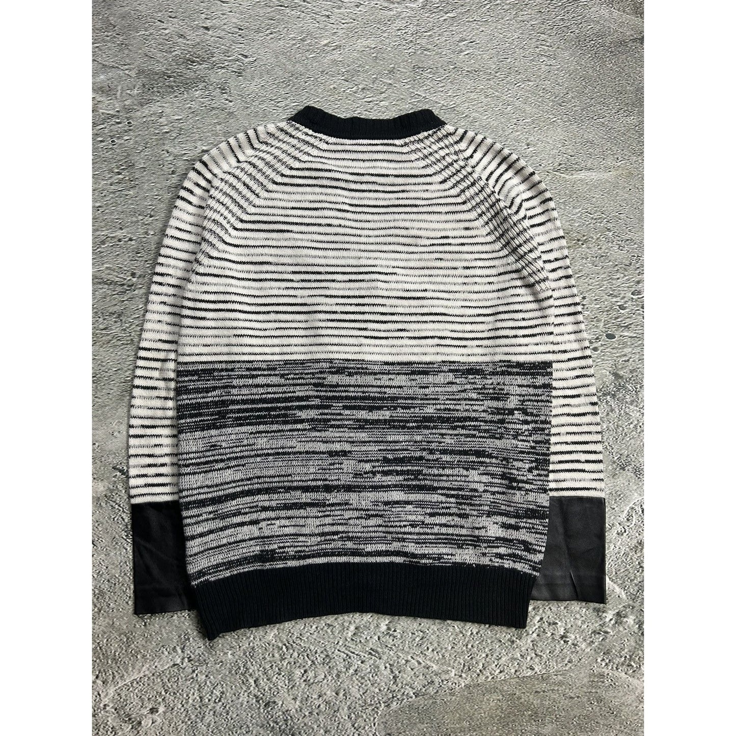 Claudie Pierlot cardigan sweater white black striped