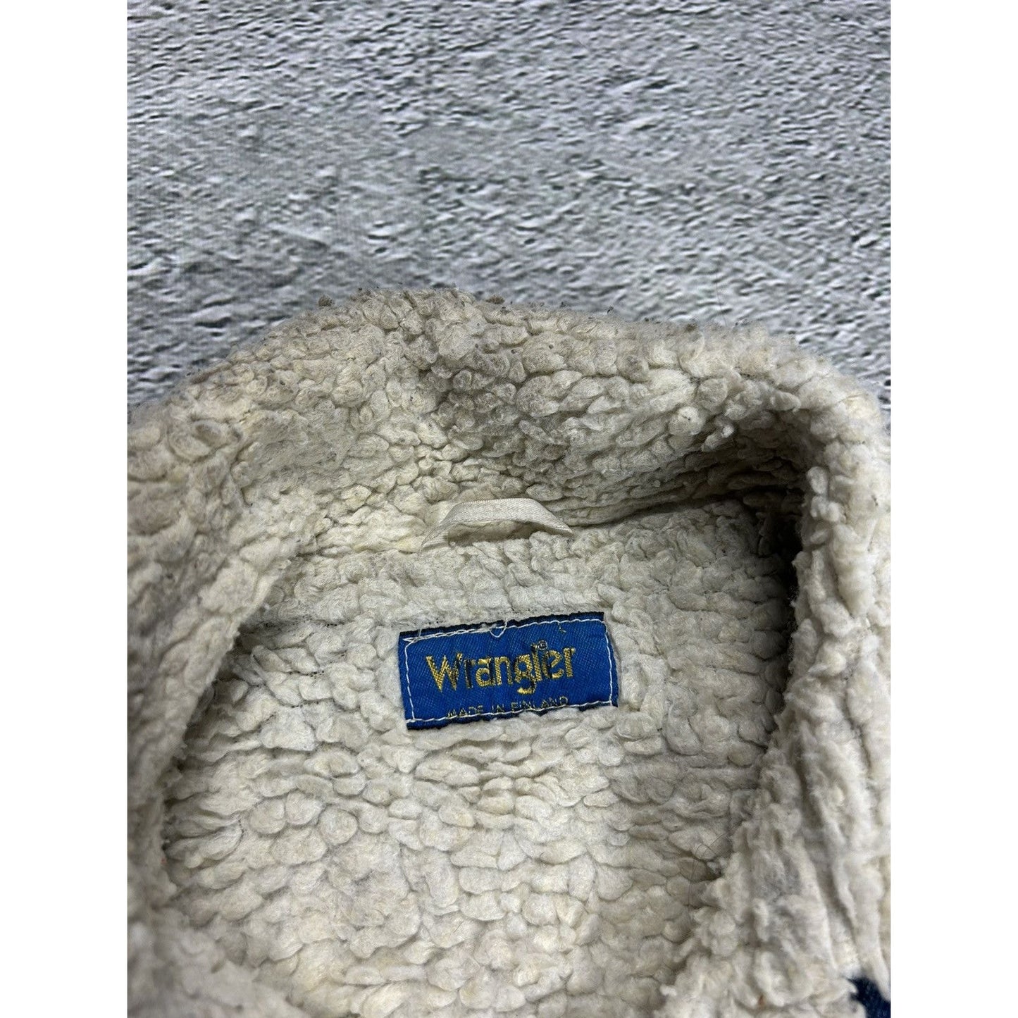 60's Wrangler Sherpa jacket denim vintage blue