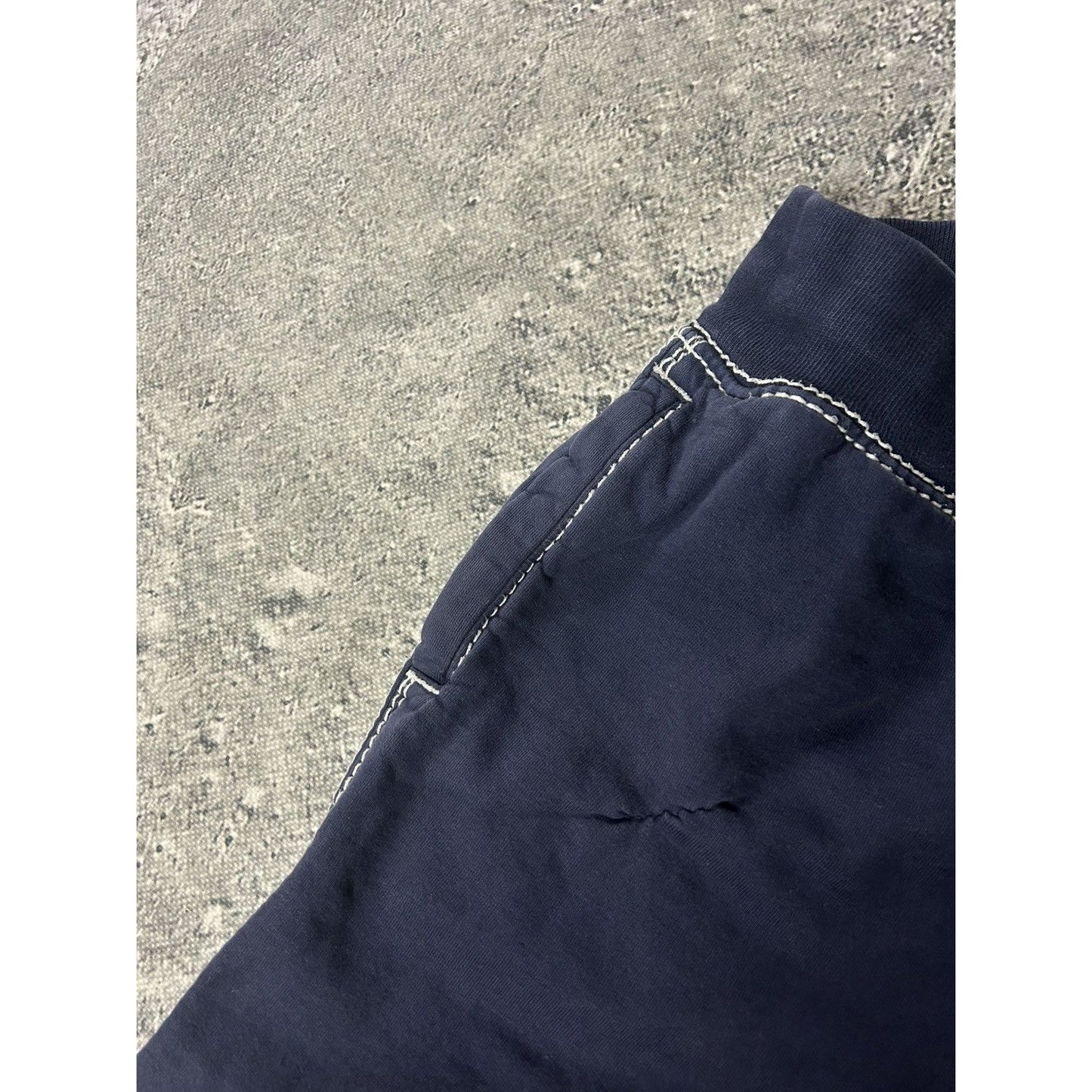 True Religion track suit zip hoodie sweatpants navy