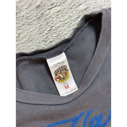 Ed Hardy Christian Audigier vintage grey longsleeve t-shirt