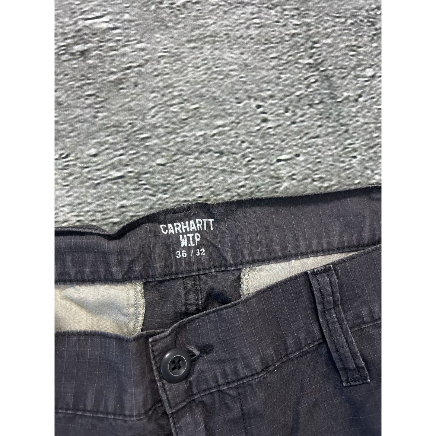 Carhartt vintage cargo pants slim lear pant grey workwear